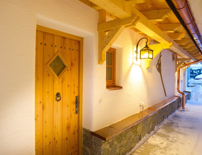 Chalet mit Wellnessbereich